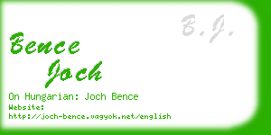 bence joch business card